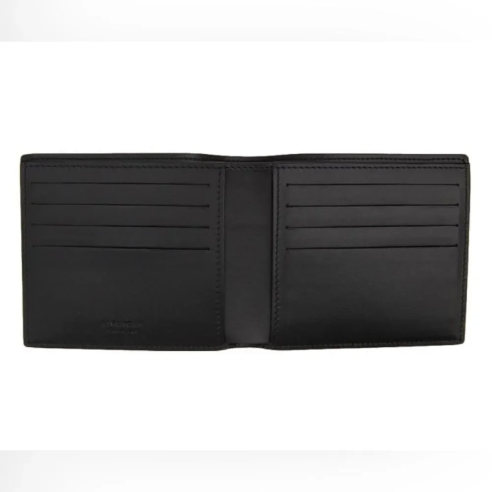 Givenchy Black Glitch Billfold Wallet